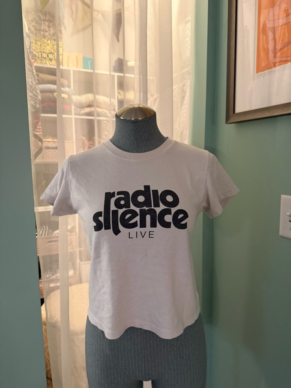Brandy Melville white/cream John Galt T-shirt